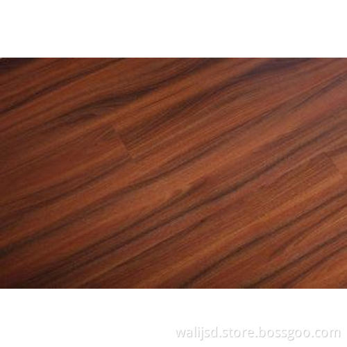 Red Brown Colored Shop E0 HDF Laminate Flooring With Scratc